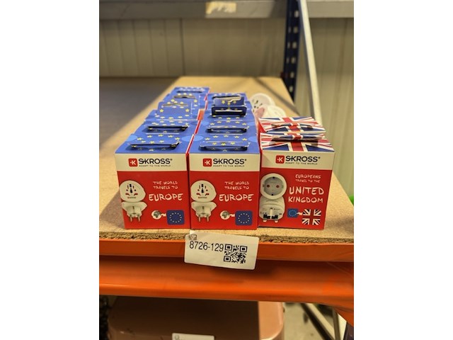 Ca. 18x reisstekker o.a.: skross - afbeelding 1 van  5