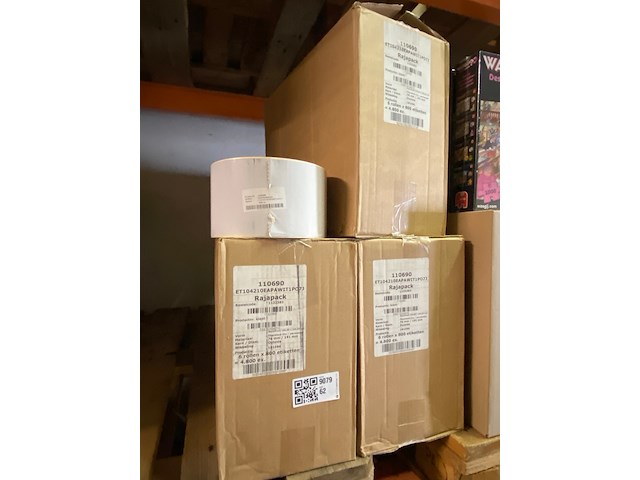 Ca. 18x rol etiketten verzend labels - afbeelding 1 van  4