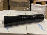 Ca. 18x rollen handwikkelfolie, zwart - afbeelding 2 van  3