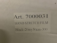 Ca. 18x rollen handwikkelfolie, zwart - afbeelding 3 van  3