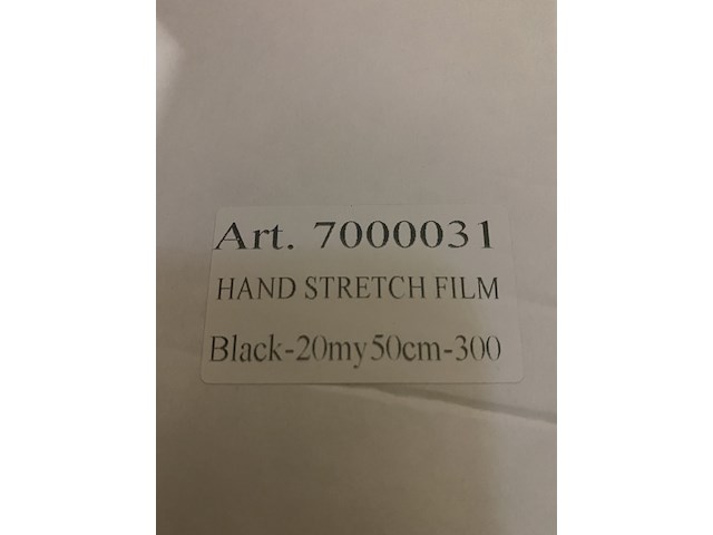 Ca. 18x rollen handwikkelfolie, zwart - afbeelding 3 van  3