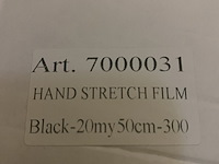 Ca. 18x rollen handwikkelfolie, zwart - afbeelding 3 van  3