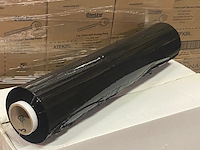Ca. 18x rollen handwikkelfolie, zwart - afbeelding 3 van  4
