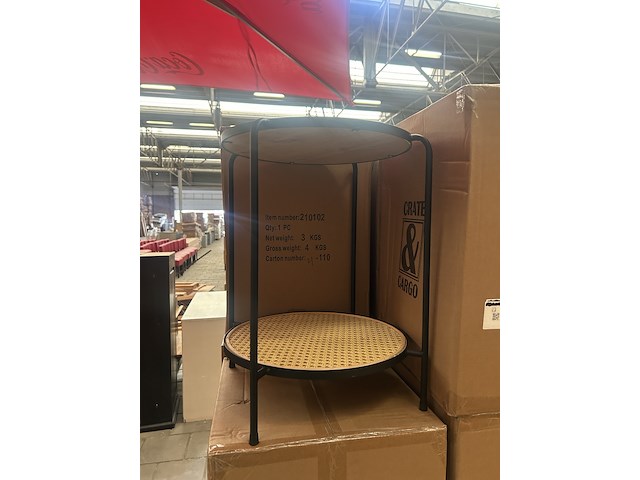 Ca. 18x rotan bijzettafel, crate & cargo - afbeelding 1 van  4