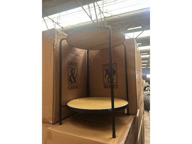 Ca. 18x rotan bijzettafel, crate & cargo - afbeelding 2 van  3