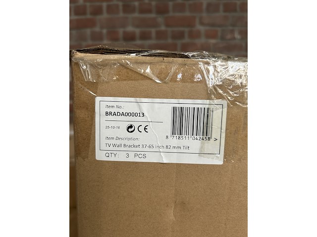 Ca. 18x tv wandbeugel 37-65" kantelbaar, sam creative, brada000013 - afbeelding 3 van  3