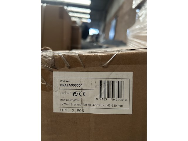 Ca. 18x tv wandbeugel 42-65" flexibel 43-520 mm sam creative, braea000004 - afbeelding 4 van  5