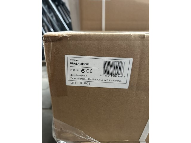 Ca. 18x tv wandbeugel 42-65" flexibel, sam creative, braea000004 - afbeelding 6 van  6