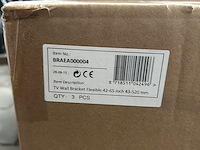 Ca. 18x tv wandbeugel 42-65" flexibel, sam creative, braea000004 - afbeelding 6 van  6