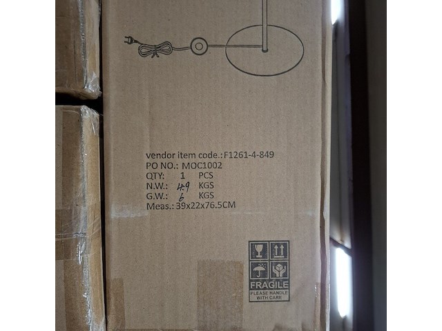 Ca. 18x vloerlamp, furniqs, crystal - afbeelding 5 van  5