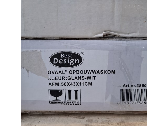 Ca. 18x waskommen - wastafels - afbeelding 8 van  17