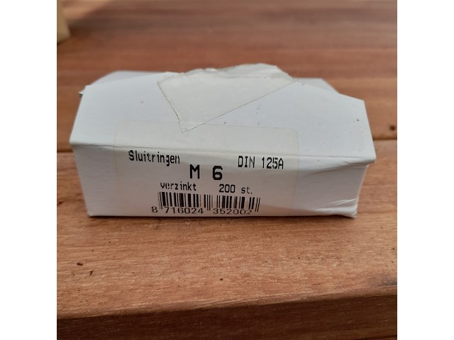 Ca. 1900x sluitringen, m6 - afbeelding 2 van  3