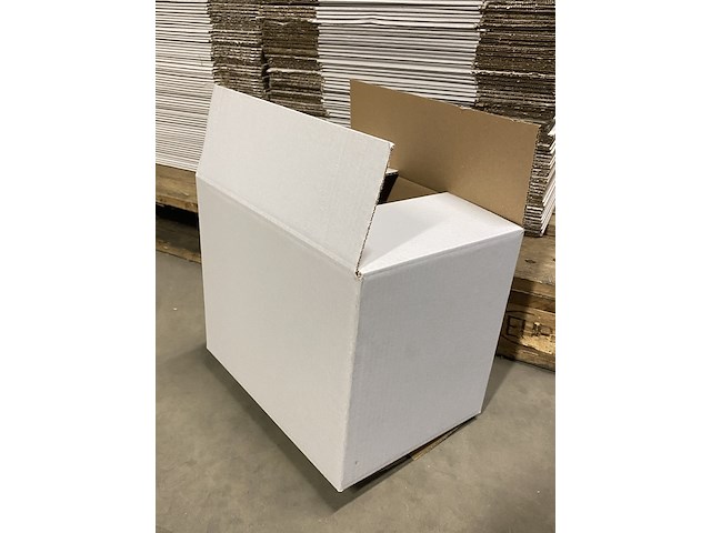 Ca. 190x verzenddozen 30x22x25cm, wit - afbeelding 2 van  2