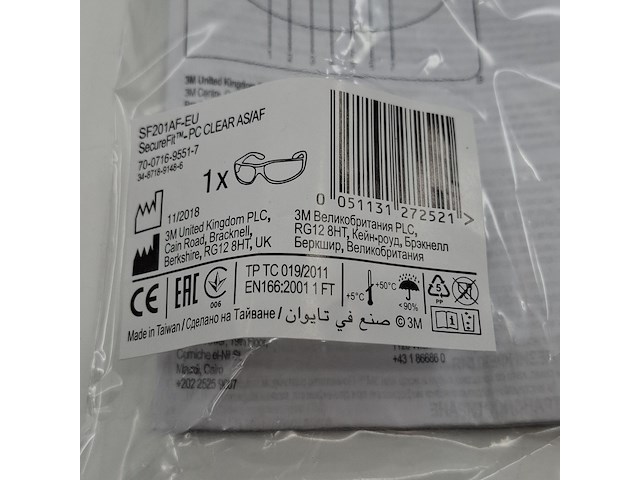 Ca. 1920x veiligheidsbril, 3m - afbeelding 6 van  7