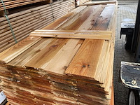 Ca. 192x douglas wisselsponning, 18x190mm, lengte 300cm - afbeelding 1 van  3