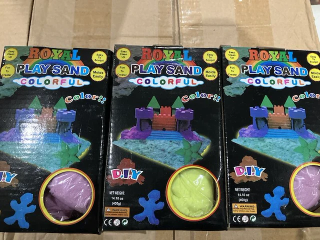 Ca. 192x playsand colorful sets - afbeelding 3 van  4