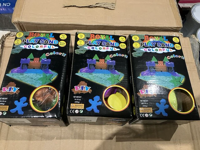 Ca. 192x playsand colorful sets - afbeelding 1 van  4