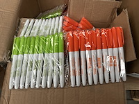 Ca. 1950x boardmarker medium round oranje/lime groen sam creative - afbeelding 3 van  3