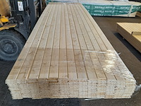 Ca. 195x vuren saunaschrootjes, 1,6 x 9,5 x 420 cm - afbeelding 2 van  6