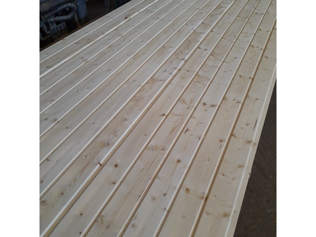 Ca. 195x vuren saunaschrootjes, 1,6 x 9,5 x 420 cm - afbeelding 4 van  6