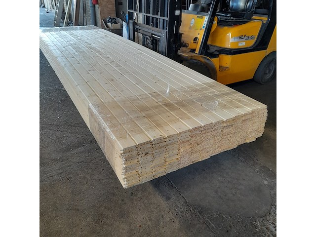 Ca. 195x vuren saunaschrootjes, 1,6 x 9,5 x 420 cm - afbeelding 5 van  6