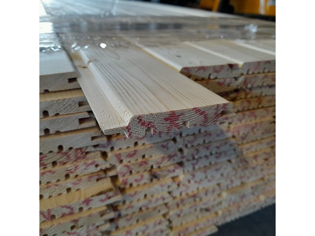 Ca. 195x vuren saunaschrootjes, 1,6 x 9,5 x 420 cm - afbeelding 6 van  6