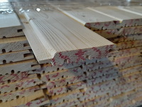 Ca. 195x vuren saunaschrootjes, 1,6 x 9,5 x 420 cm - afbeelding 6 van  6