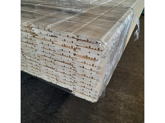 Ca. 195x vuren saunaschrootjes, 1,6 x 9,5 x 420 cm - afbeelding 4 van  7