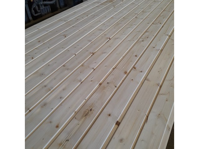 Ca. 195x vuren saunaschrootjes, 1,6 x 9,5 x 420 cm - afbeelding 5 van  7