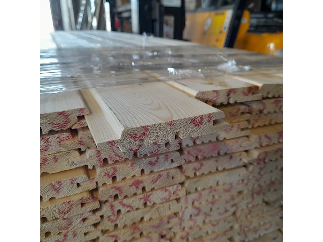 Ca. 195x vuren saunaschrootjes, 1,6 x 9,5 x 420 cm - afbeelding 7 van  7