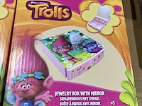 Ca. 196x trolls sieradendozen met spiegel, dreamworks - afbeelding 2 van  4