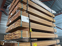 Ca. 198x guyana teak planken geschaafd, 25x90mm, lengte 185cm - afbeelding 4 van  4