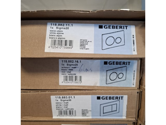 Ca. 19x bedieningspaneel, grohe, diverse producten - afbeelding 2 van  9