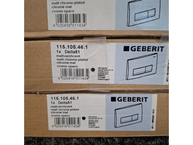 Ca. 19x bedieningspaneel, grohe, diverse producten - afbeelding 5 van  9