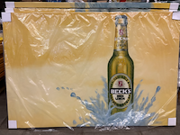 Ca. 19x canvas schilderij beck's 90x60 - afbeelding 1 van  5