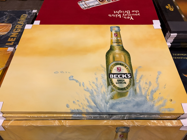 Ca. 19x canvas schilderij beck's 90x60 - afbeelding 2 van  5