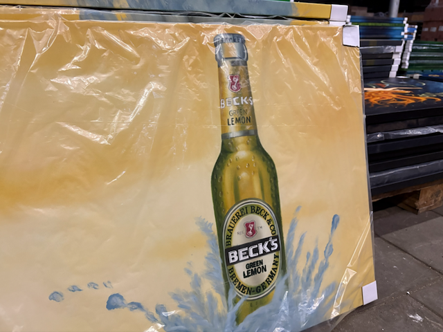 Ca. 19x canvas schilderij beck's 90x60 - afbeelding 5 van  5