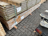 Ca. 19x douglas balken fijnbezaagd, 75x200mm, lengte 300cm - afbeelding 4 van  4
