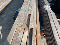 Ca. 19x douglas regels fijnbezaagd, 32x45mm, lengte 400cm - afbeelding 1 van  3