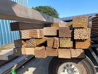 Ca. 19x douglas regels fijnbezaagd, 32x45mm, lengte 400cm - afbeelding 3 van  3