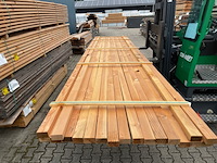 Ca. 19x douglas regels geschaafd, 40x70mm, lengte 500cm - afbeelding 1 van  3