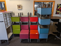 Ca. 19x krukje, groen, roze, rood & blauw - afbeelding 1 van  1