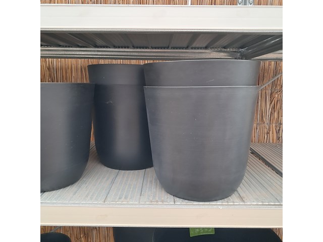 Ca. 19x kunststof bloempot, ts collection - afbeelding 4 van  10