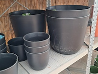 Ca. 19x kunststof bloempot, ts collection - afbeelding 7 van  10