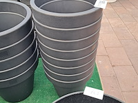 Ca. 19x kunststof/ metalen bloempot, o.a. geli - afbeelding 9 van  13