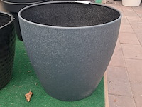 Ca. 19x kunststof/ metalen bloempot, o.a. geli - afbeelding 10 van  13