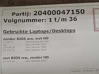 Ca. 19x laptop, dell, o.a. latitude 5420 - afbeelding 14 van  21