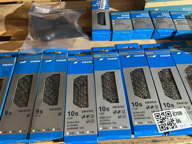 Ca. 19x shimano fietsonderdelen w.o. fietskettingen - afbeelding 2 van  8