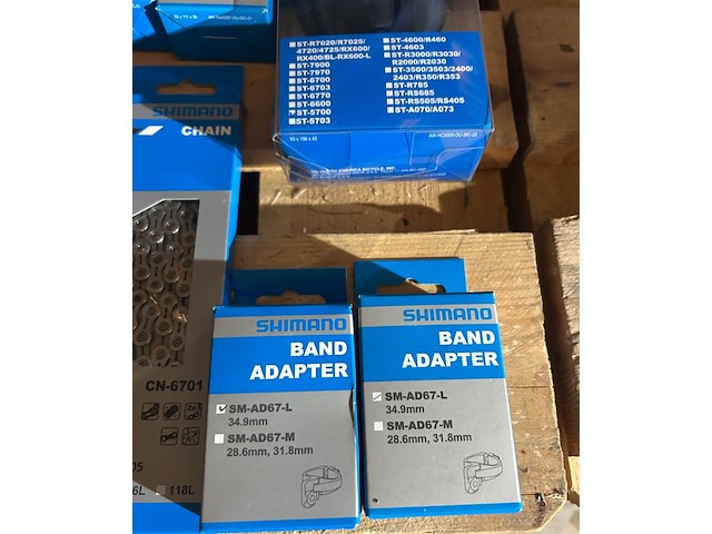Ca. 19x shimano fietsonderdelen w.o. fietskettingen - afbeelding 5 van  8