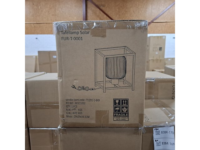 Ca. 19x tafellamp, furniqs, solar - afbeelding 3 van  3